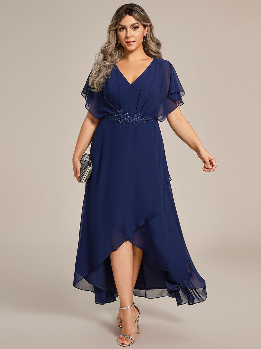 Lilas Chiffon A-Line Dress | Alaric & Cyniora London