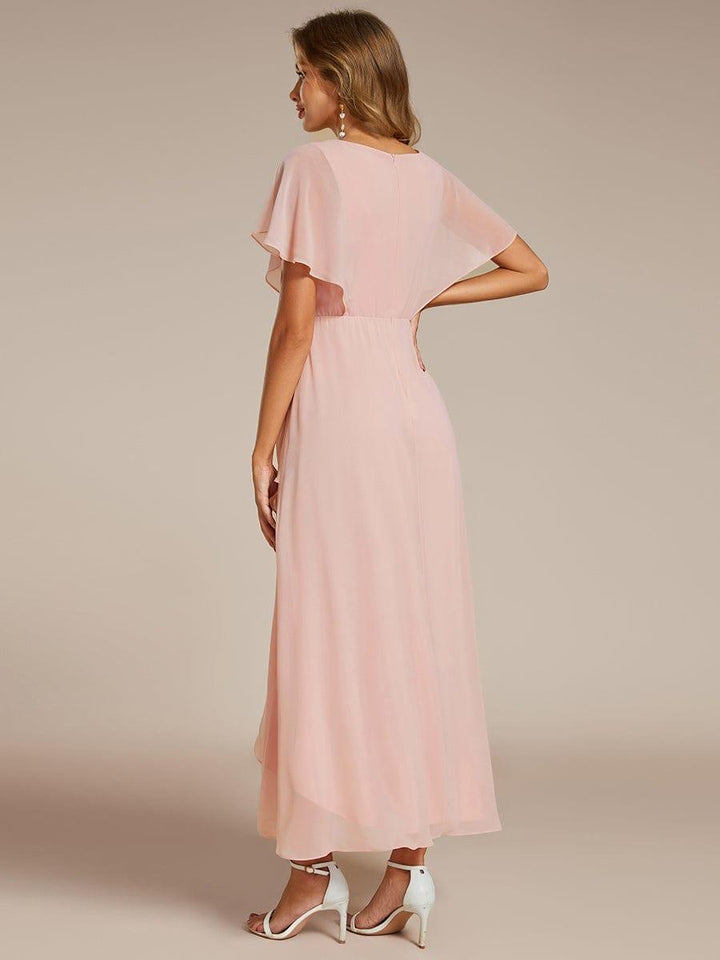 Lilas Chiffon A-Line Dress | Alaric & Cyniora London