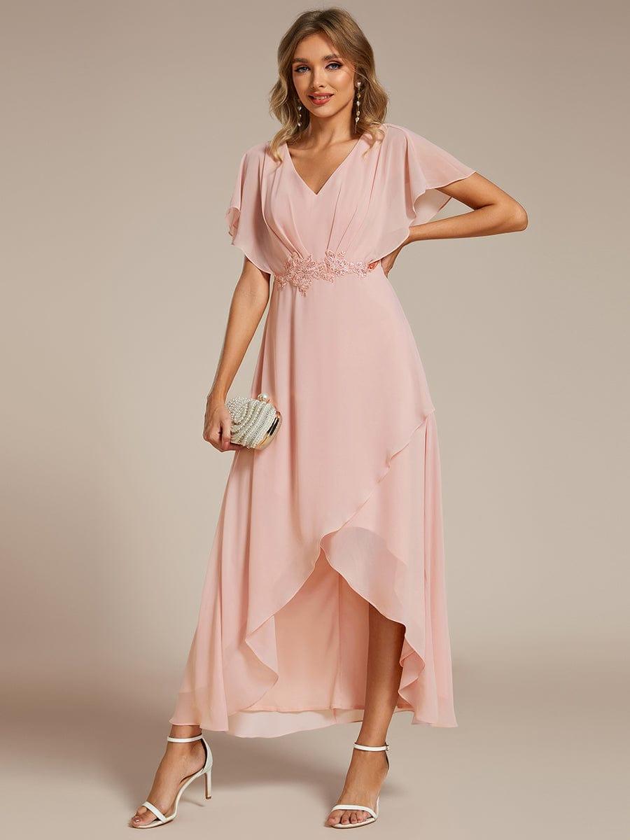 Lilas Chiffon A-Line Dress | Alaric & Cyniora London