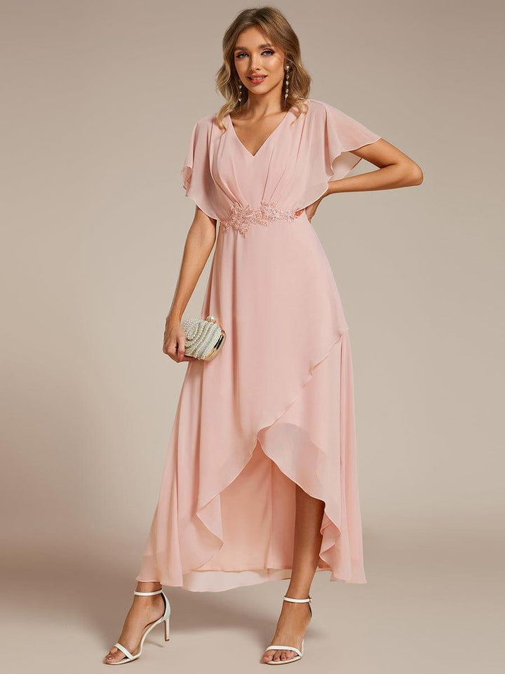 Lilas Chiffon A-Line Dress | Alaric & Cyniora London