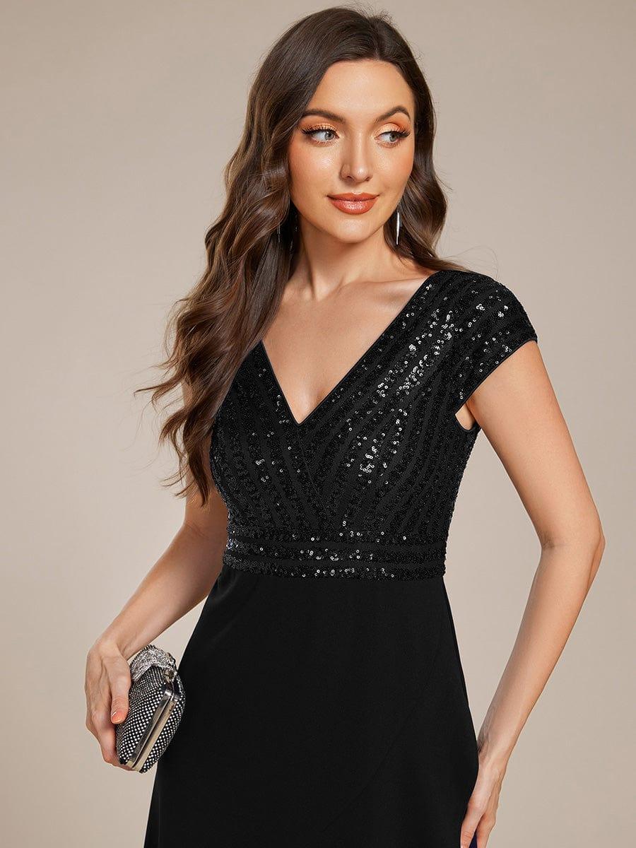 Baylor Asymmetrical Sequin Midi Dress | Alaric & Cyniora London