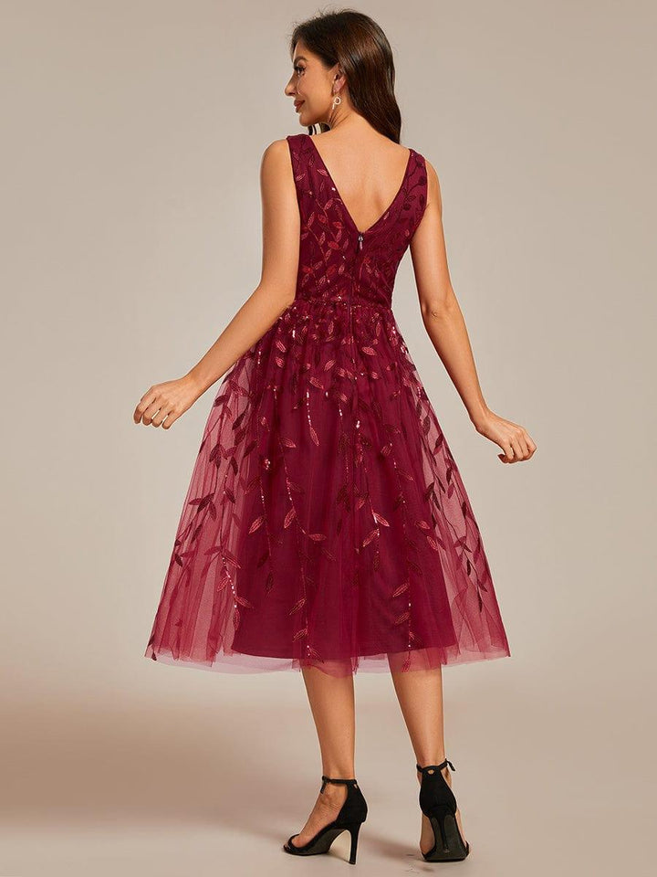 Roux Sequin Evening Midi Dress | Alaric & Cyniora London