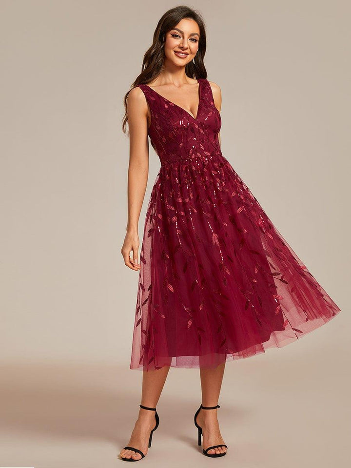 Roux Sequin Evening Midi Dress | Alaric & Cyniora London