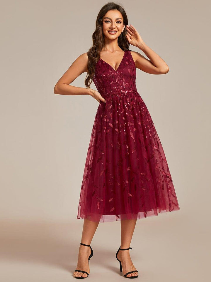 Roux Sequin Evening Midi Dress | Alaric & Cyniora London