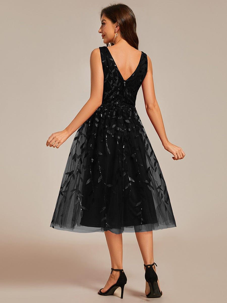Roux Sequin Evening Midi Dress | Alaric & Cyniora London