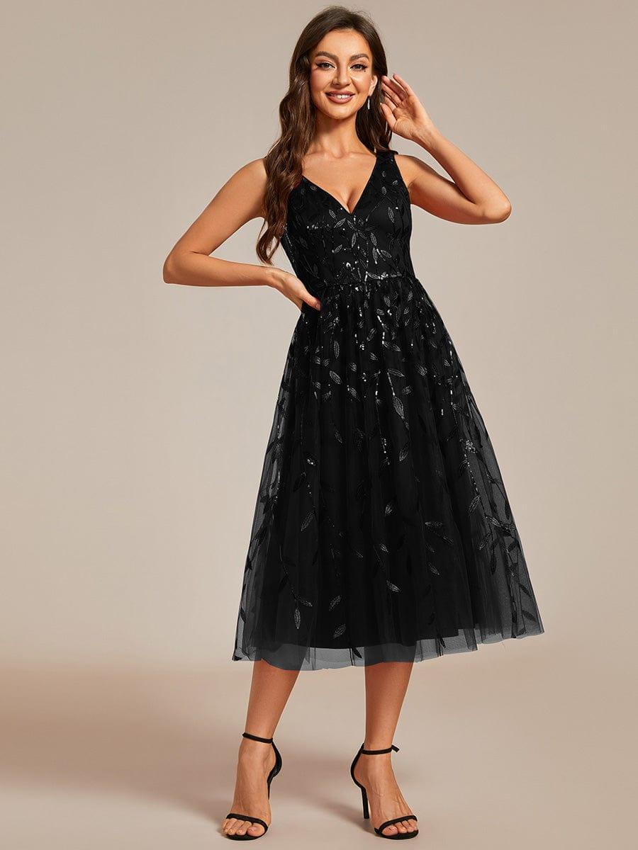 Roux Sequin Evening Midi Dress | Alaric & Cyniora London