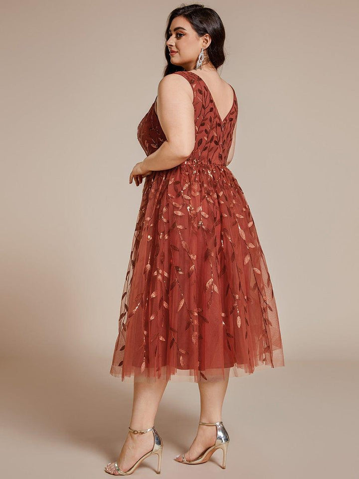 Roux Sequin Evening Midi Dress | Alaric & Cyniora London