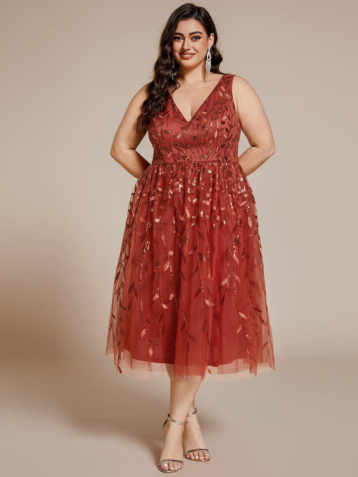 Roux Sequin Evening Midi Dress | Alaric & Cyniora London