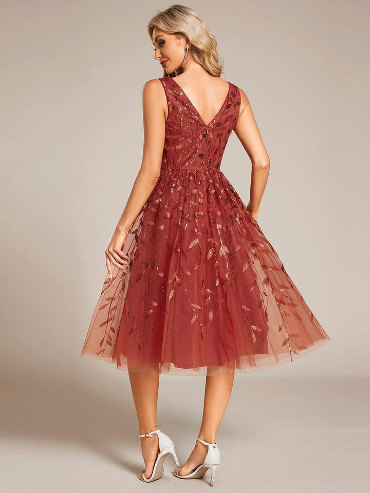 Roux Sequin Evening Midi Dress | Alaric & Cyniora London