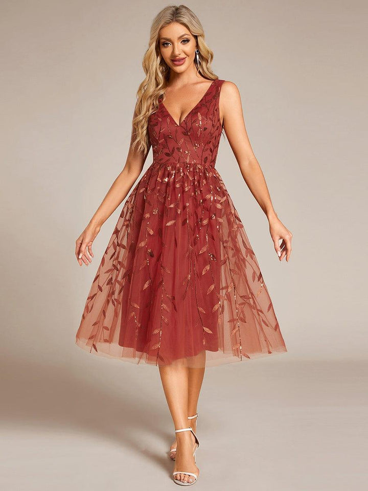 Roux Sequin Evening Midi Dress | Alaric & Cyniora London