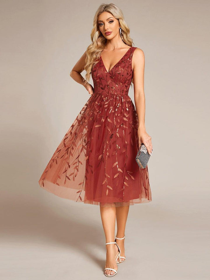 Roux Sequin Evening Midi Dress | Alaric & Cyniora London