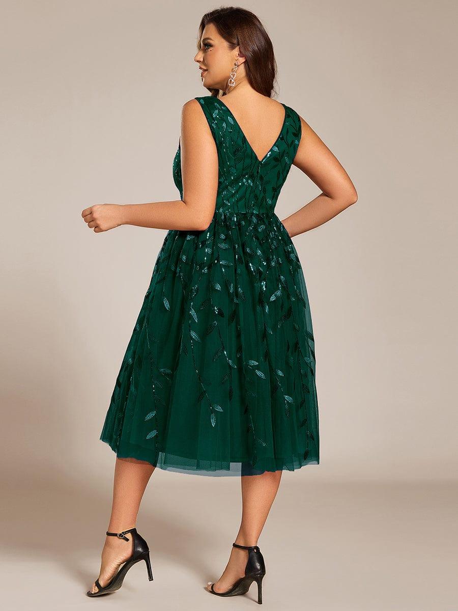 Roux Sequin Evening Midi Dress | Alaric & Cyniora London