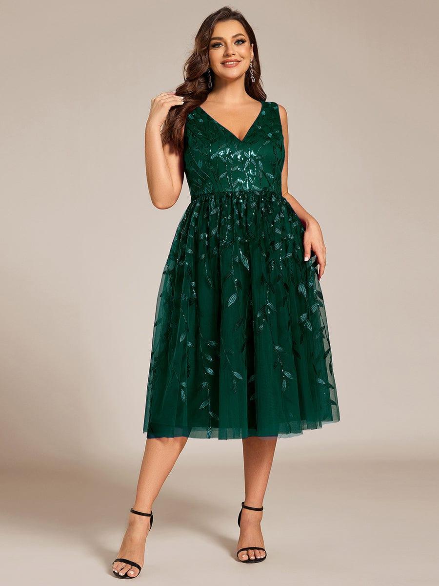 Roux Sequin Evening Midi Dress | Alaric & Cyniora London