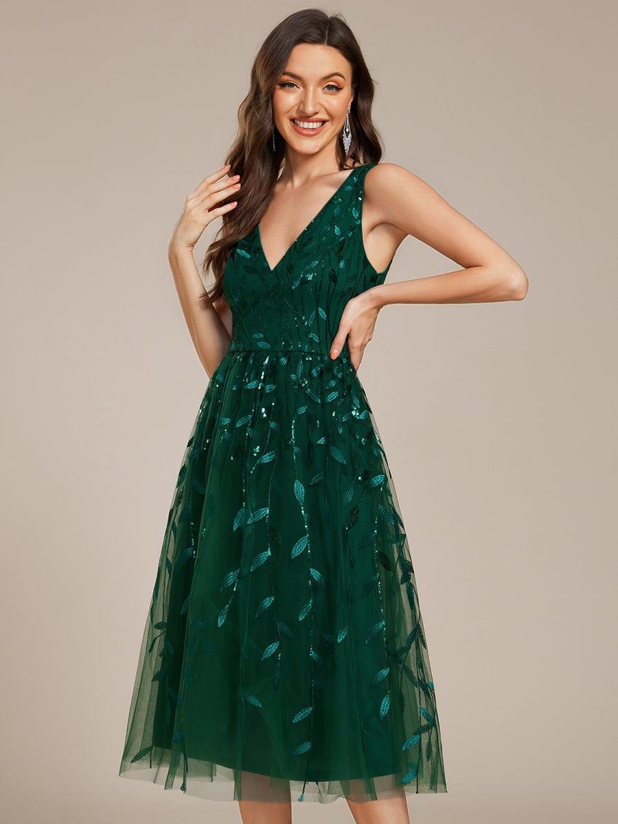 Roux Sequin Evening Midi Dress | Alaric & Cyniora London