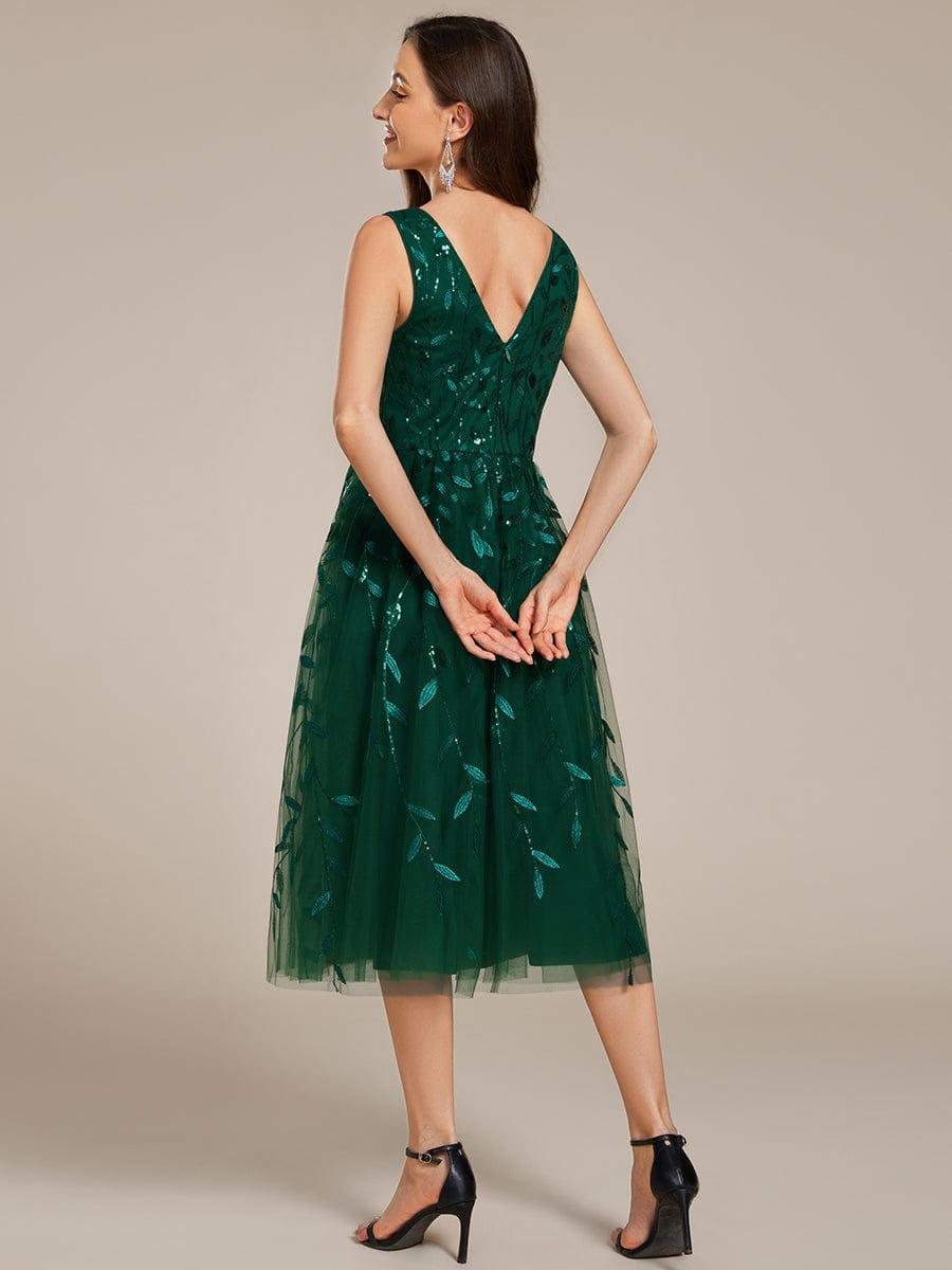 Roux Sequin Evening Midi Dress | Alaric & Cyniora London