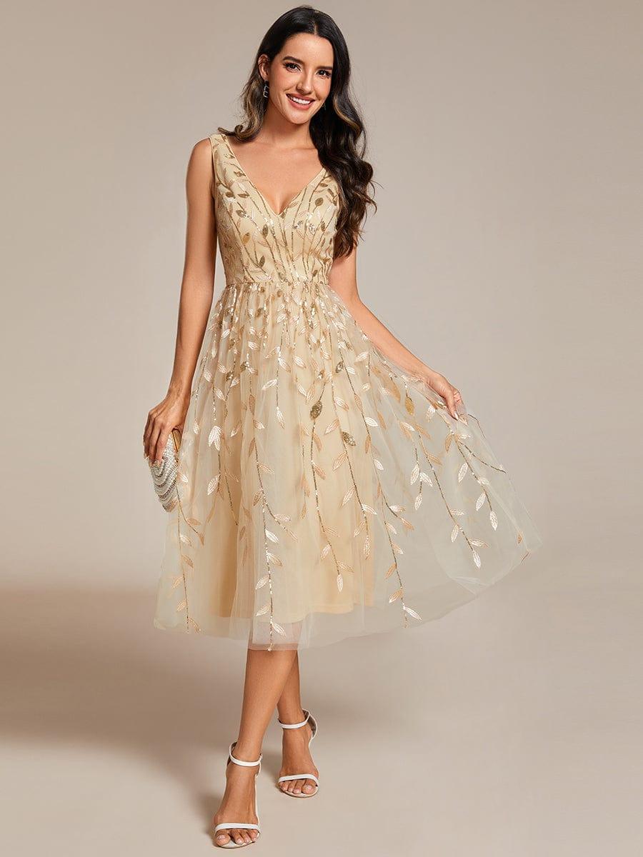 Roux Sequin Evening Midi Dress | Alaric & Cyniora London