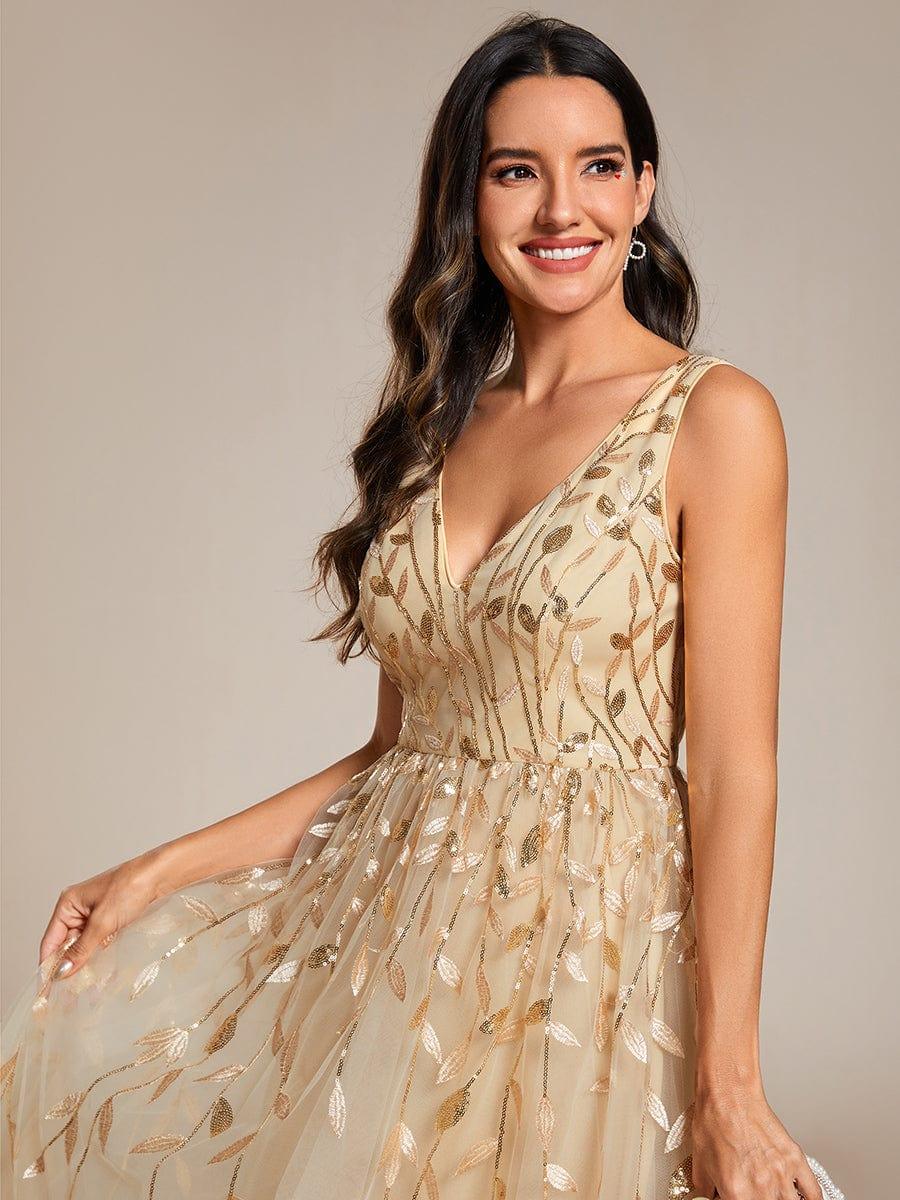 Roux Sequin Evening Midi Dress | Alaric & Cyniora London