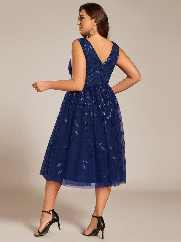 Roux Sequin Evening Midi Dress | Alaric & Cyniora London