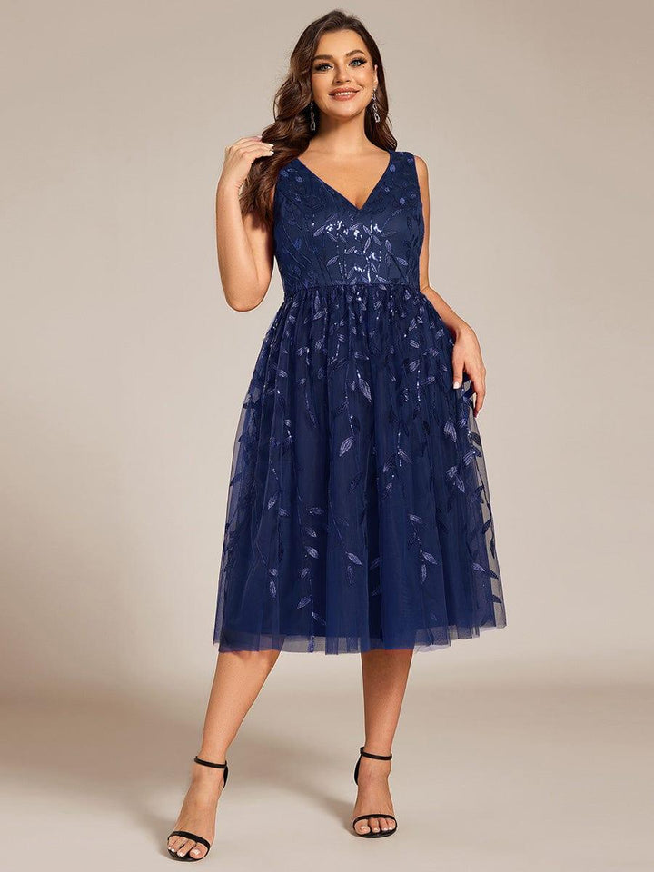 Roux Sequin Evening Midi Dress | Alaric & Cyniora London