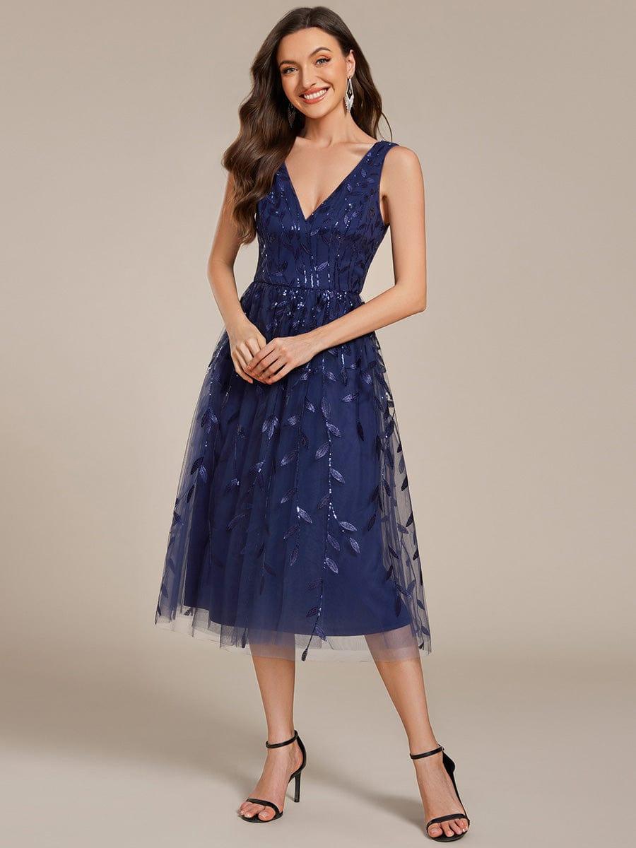 Roux Sequin Evening Midi Dress | Alaric & Cyniora London