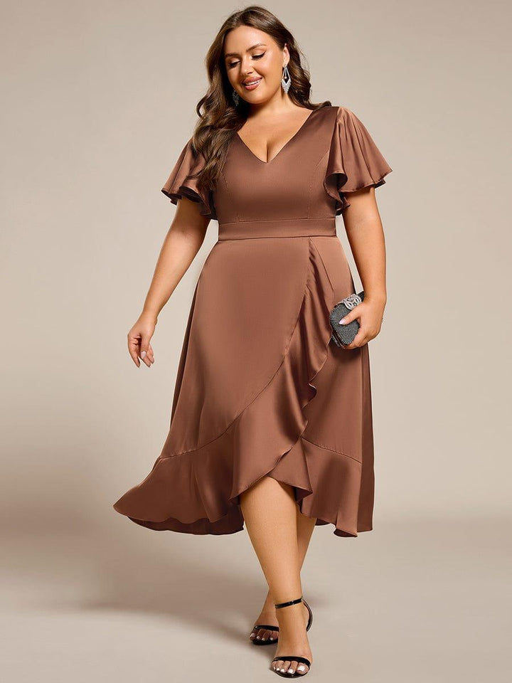Saige Satin Midi Dress | Alaric & Cyniora London