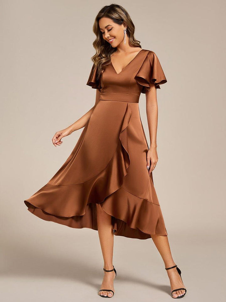 Saige Satin Midi Dress | Alaric & Cyniora London