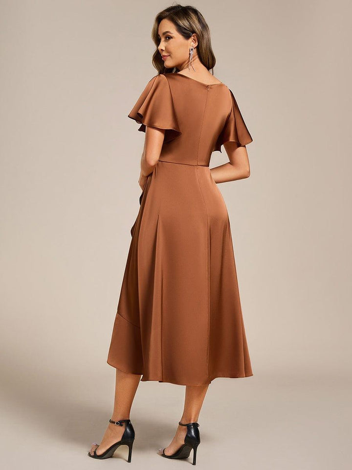 Saige Satin Midi Dress | Alaric & Cyniora London
