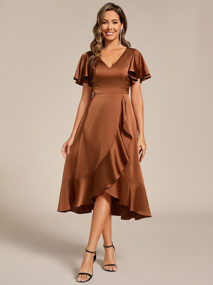 Saige Satin Midi Dress | Alaric & Cyniora London