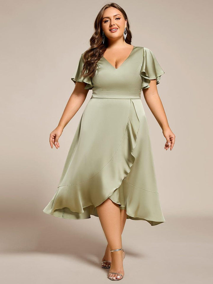 Saige Satin Midi Dress | Alaric & Cyniora London