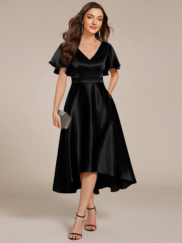Scarlen Satin Midi Dress | Alaric & Cyniora London