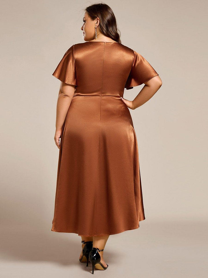 Scarlen Satin Midi Dress | Alaric & Cyniora London