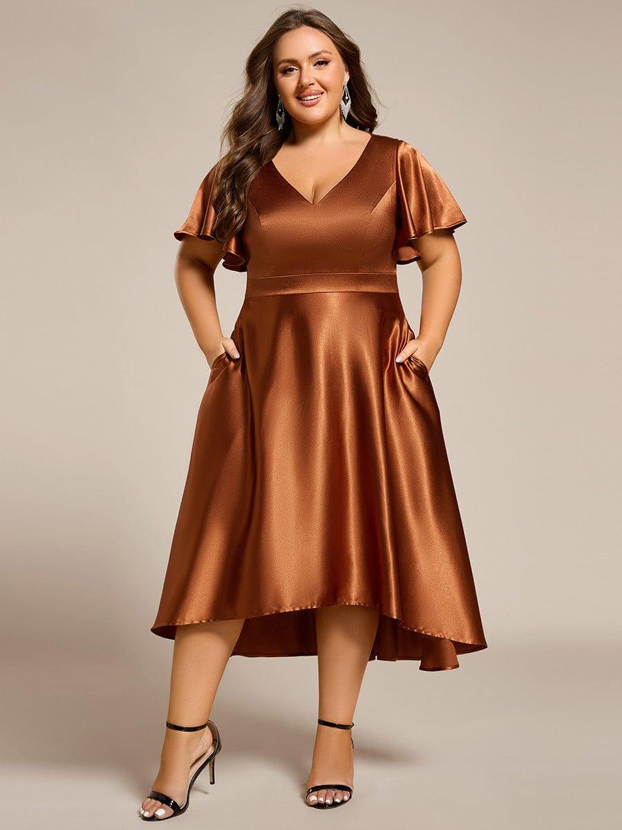Scarlen Satin Midi Dress | Alaric & Cyniora London