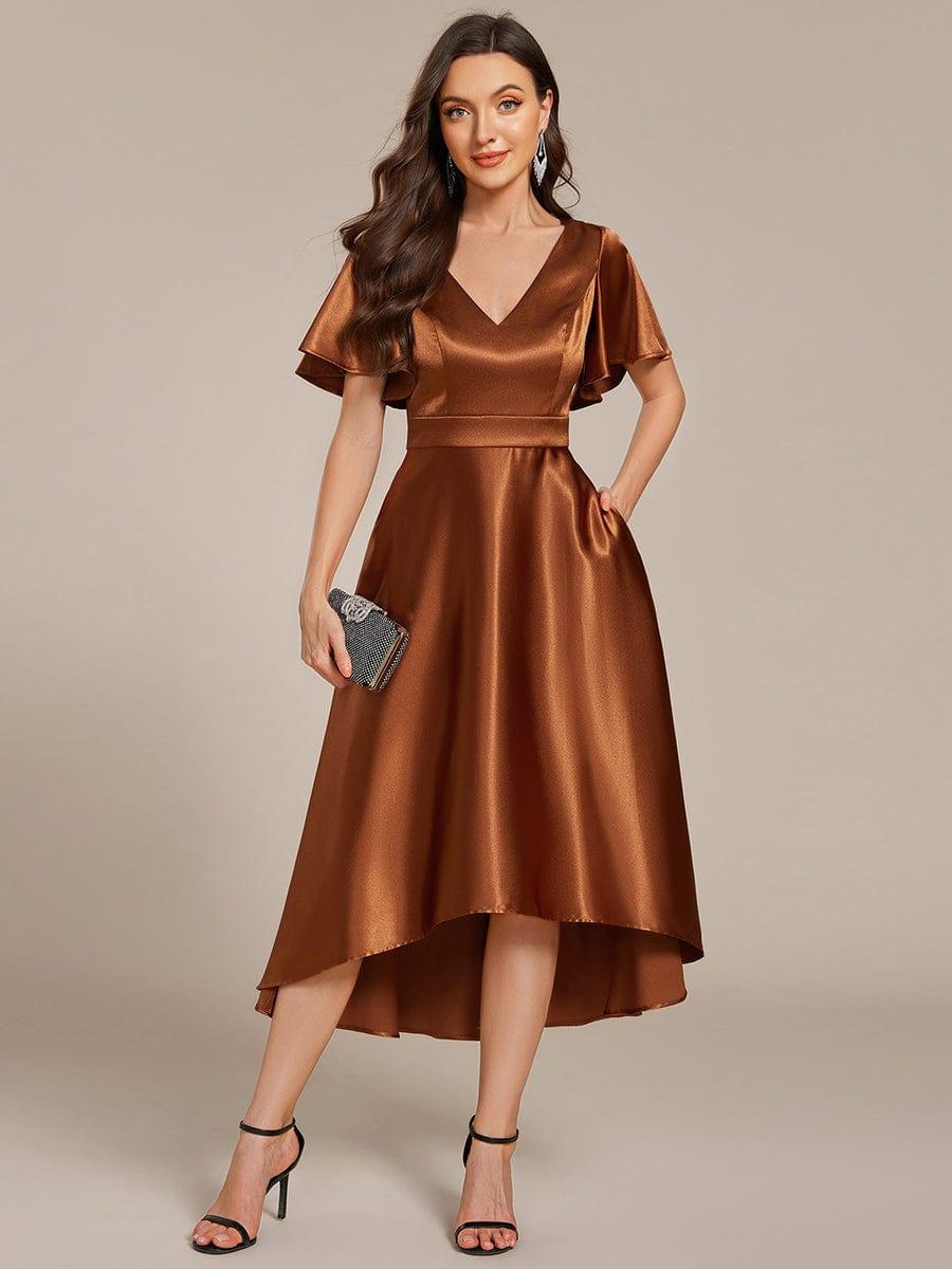 Scarlen Satin Midi Dress | Alaric & Cyniora London