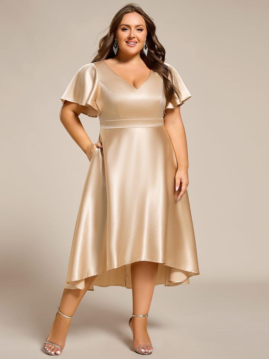 Scarlen Satin Midi Dress | Alaric & Cyniora London