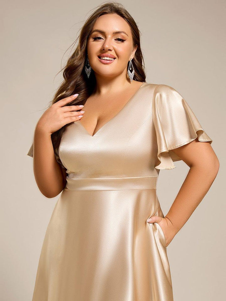 Scarlen Satin Midi Dress | Alaric & Cyniora London