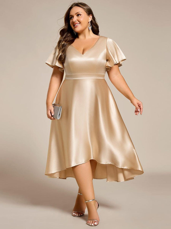 Scarlen Satin Midi Dress | Alaric & Cyniora London
