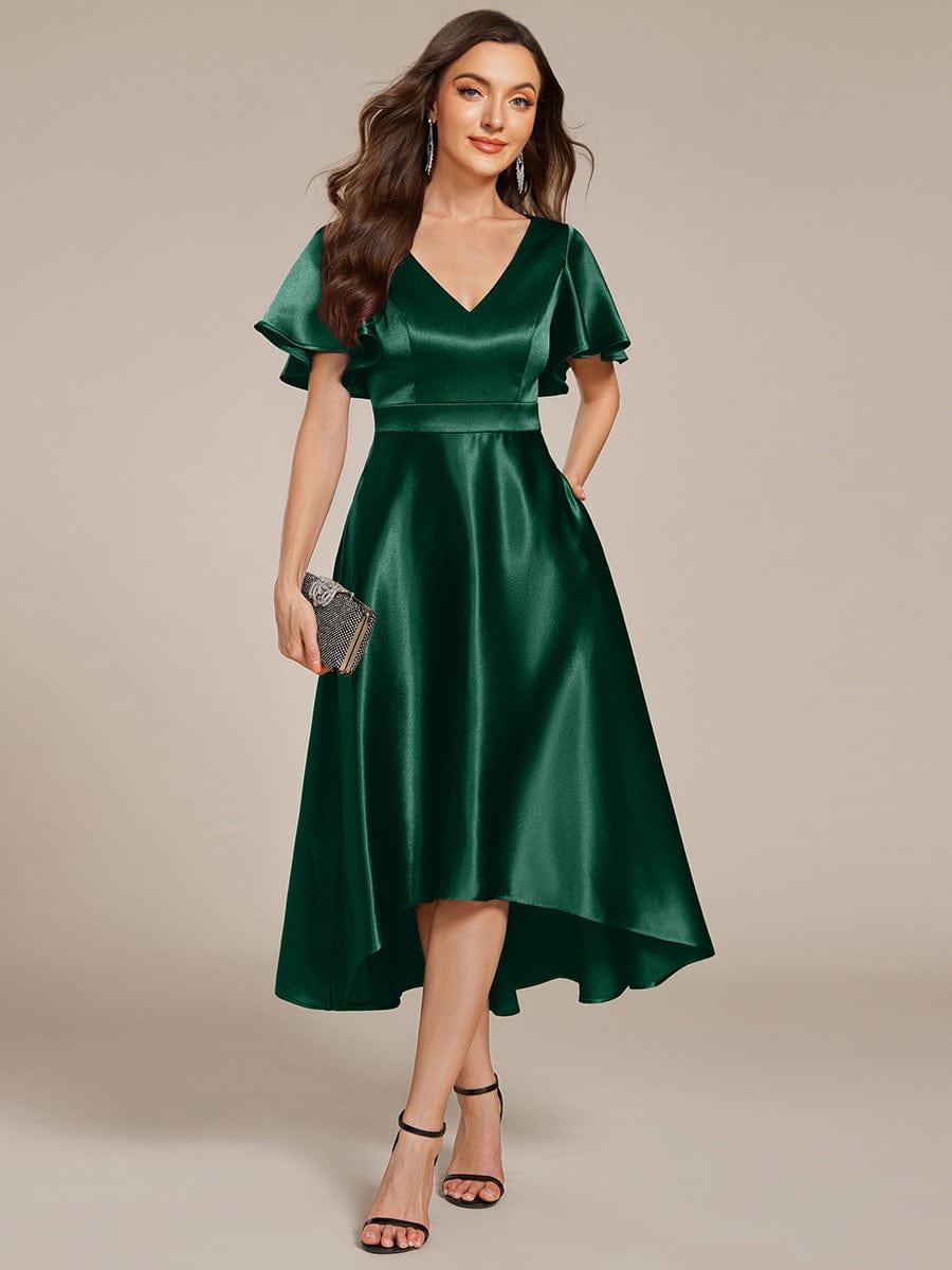 Scarlen Satin Midi Dress | Alaric & Cyniora London