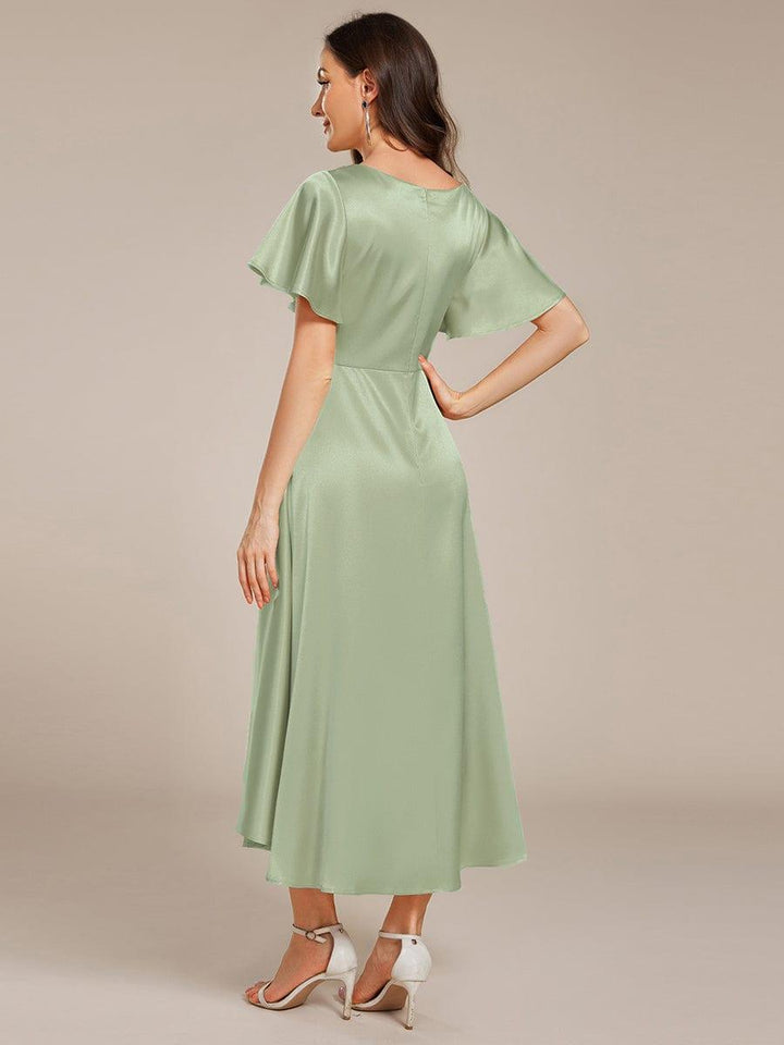 Scarlen Satin Midi Dress | Alaric & Cyniora London