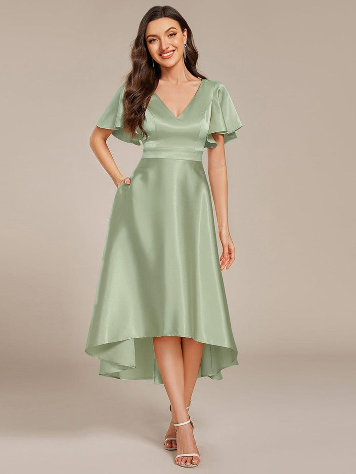 Scarlen Satin Midi Dress | Alaric & Cyniora London