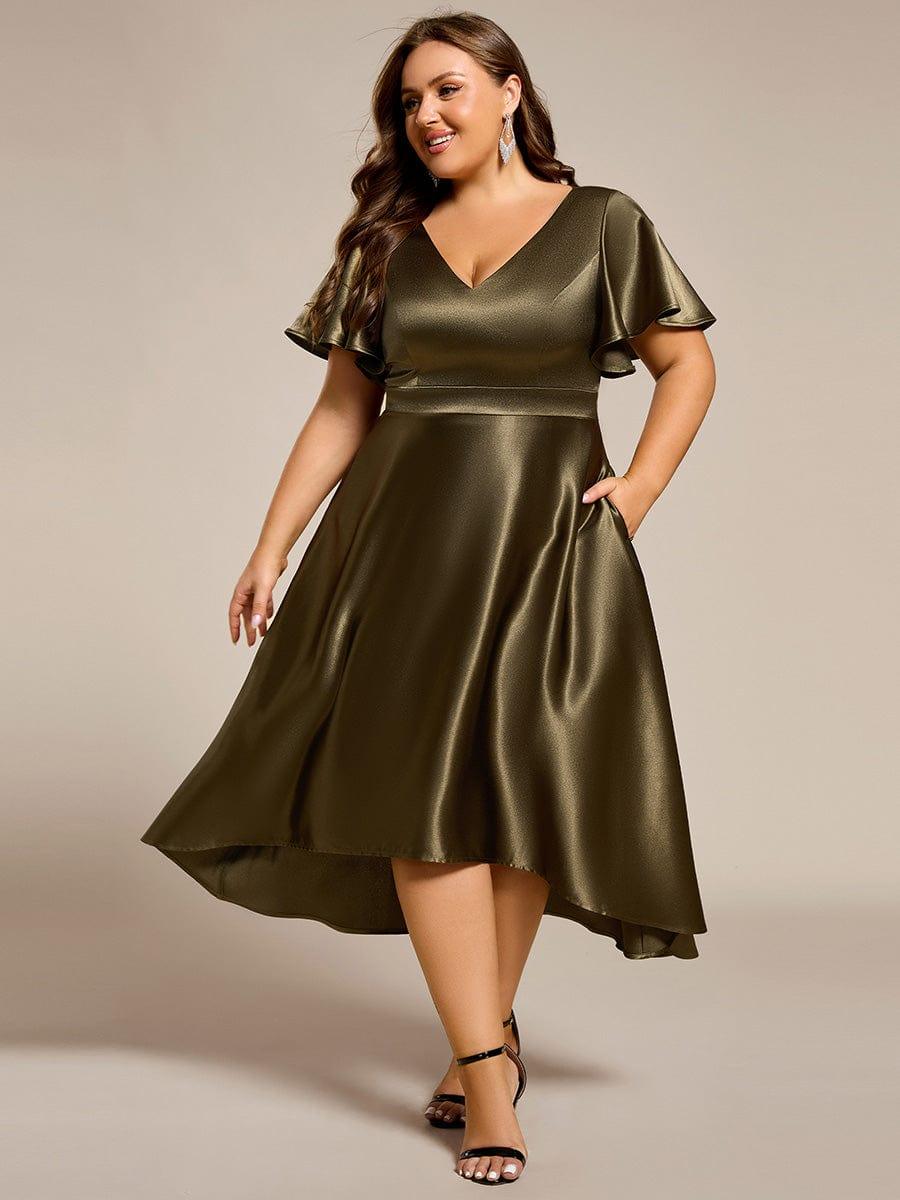 Scarlen Satin Midi Dress | Alaric & Cyniora London