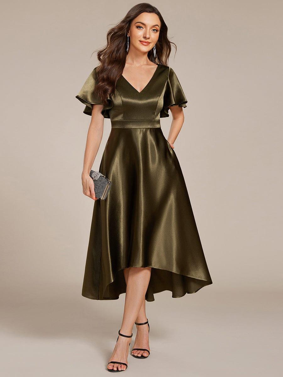 Scarlen Satin Midi Dress | Alaric & Cyniora London