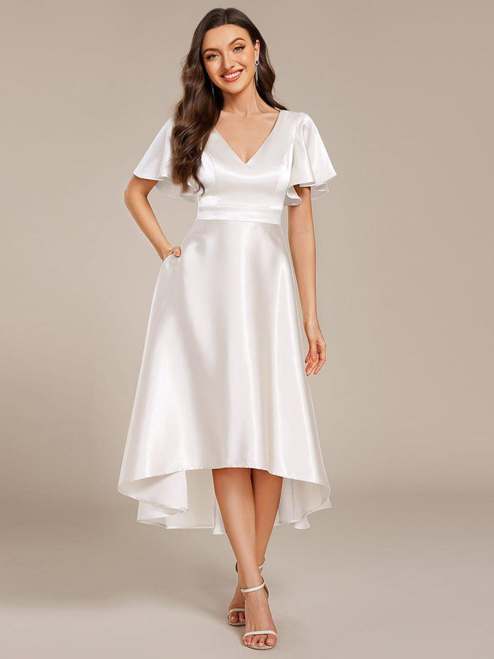 Scarlen Satin Midi Dress | Alaric & Cyniora London