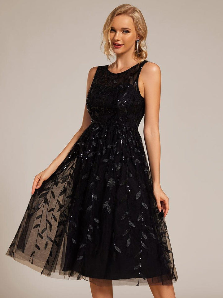 Andie Sequin Leaf Midi Dress | Alaric & Cyniora London