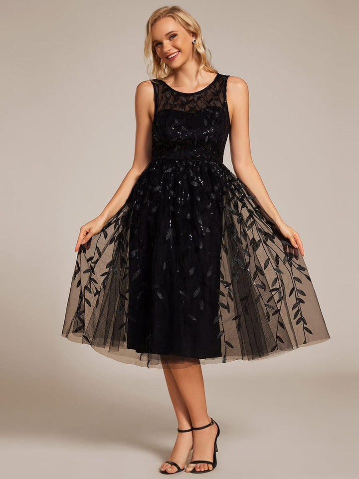 Andie Sequin Leaf Midi Dress | Alaric & Cyniora London
