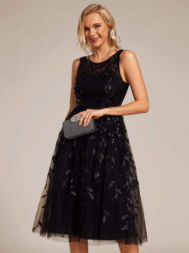 Andie Sequin Leaf Midi Dress | Alaric & Cyniora London