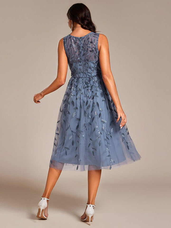 Andie Sequin Leaf Midi Dress | Alaric & Cyniora London