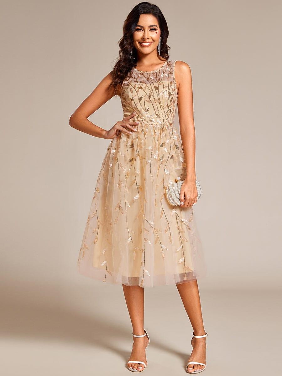 Andie Sequin Leaf Midi Dress | Alaric & Cyniora London