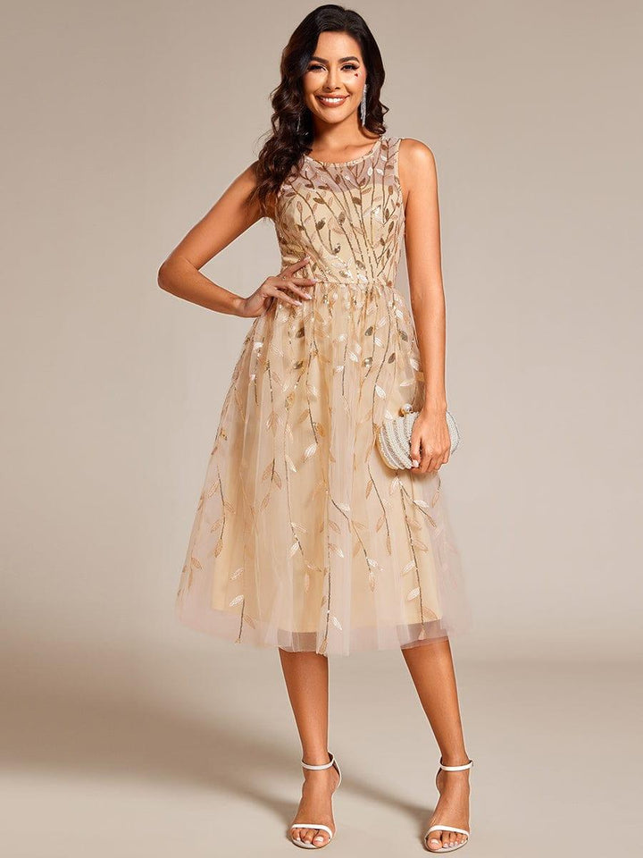 Andie Sequin Leaf Midi Dress | Alaric & Cyniora London