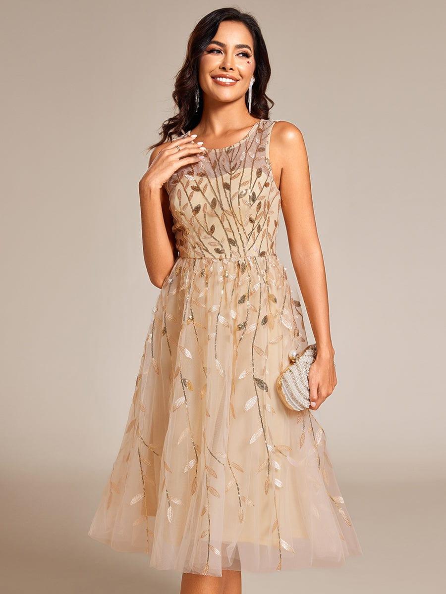 Andie Sequin Leaf Midi Dress | Alaric & Cyniora London