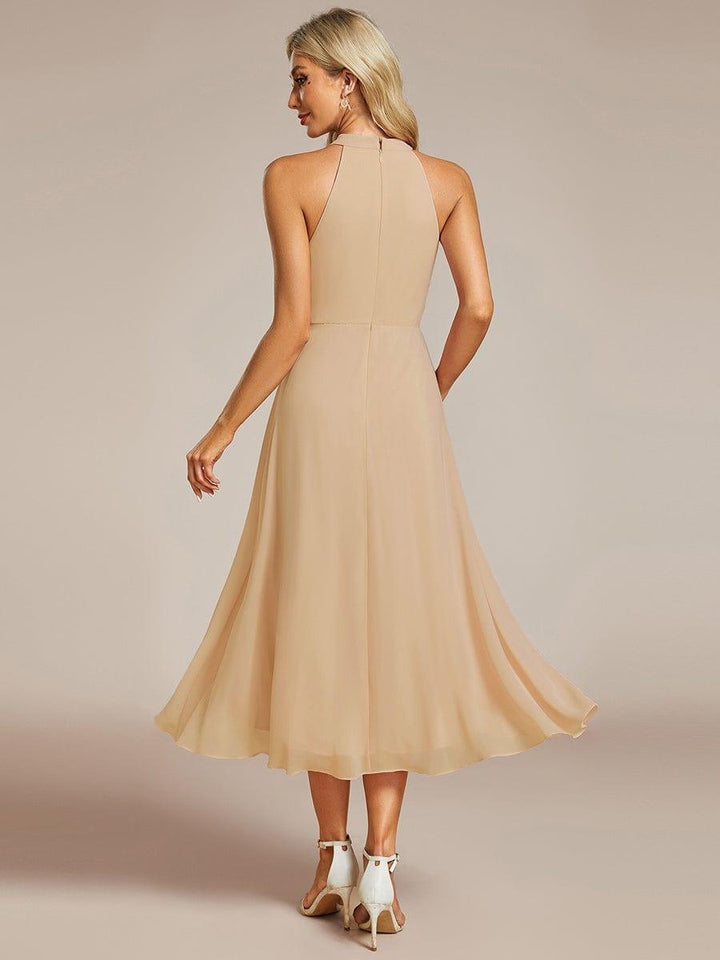 Posie Halter Midi Dress | Alaric & Cyniora London